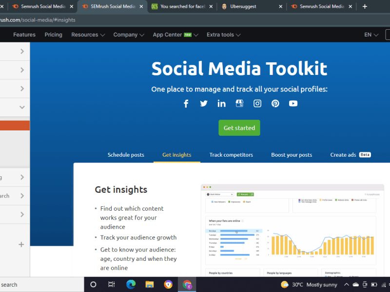 Learn to use the free SEMrush social media tool for every platform