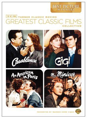 Tcm Greatest Classic Films Collection Best Picture Winners Casablanca Gigi