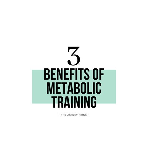 3 Benefits Of Metabolic Training Ashley Prine Fit